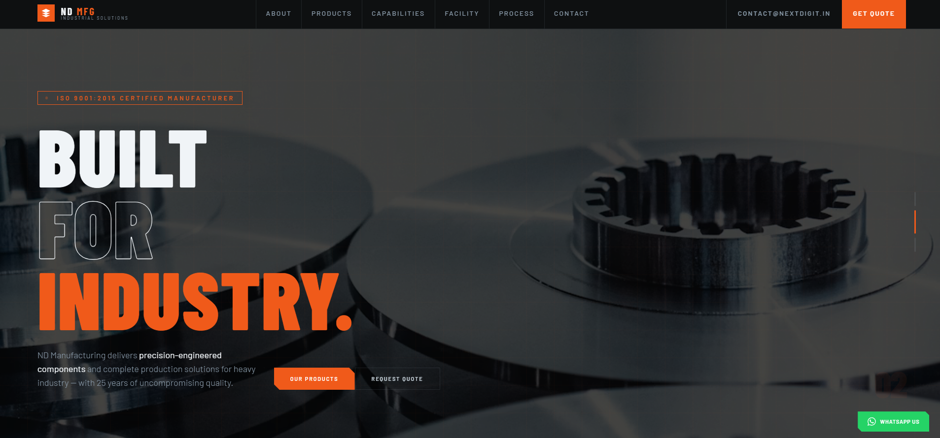 Dark orange Theme